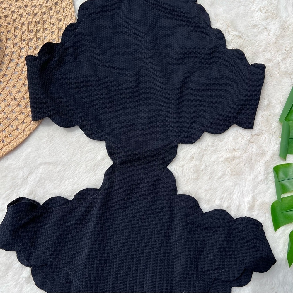 Marysia Mott Cut Out Maillot One Piece Swimsuit in Black - Picture 5 of 10